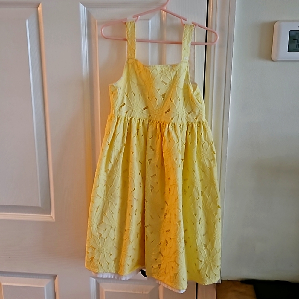 Girls yellow dress